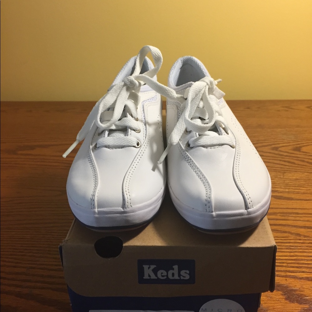 Brand new Keds white Spirit Ubal shoes. 6.5
